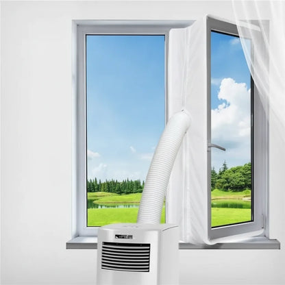 Fensterabdichtung für mobile Klimaanlage mit Reißverschluss -    Zorenza