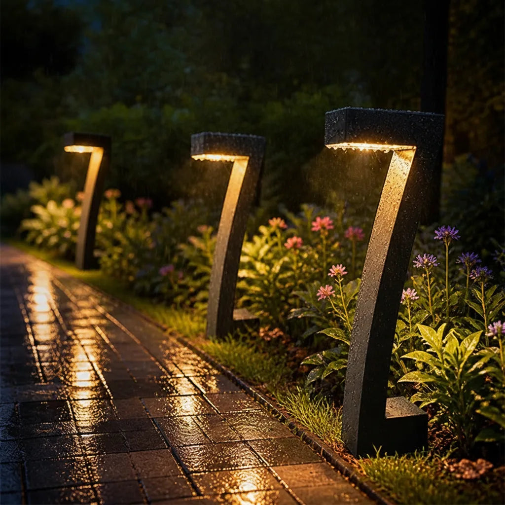 Solarleuchte mit 7-Form-Design und IP65-Schutz -    Zorenza