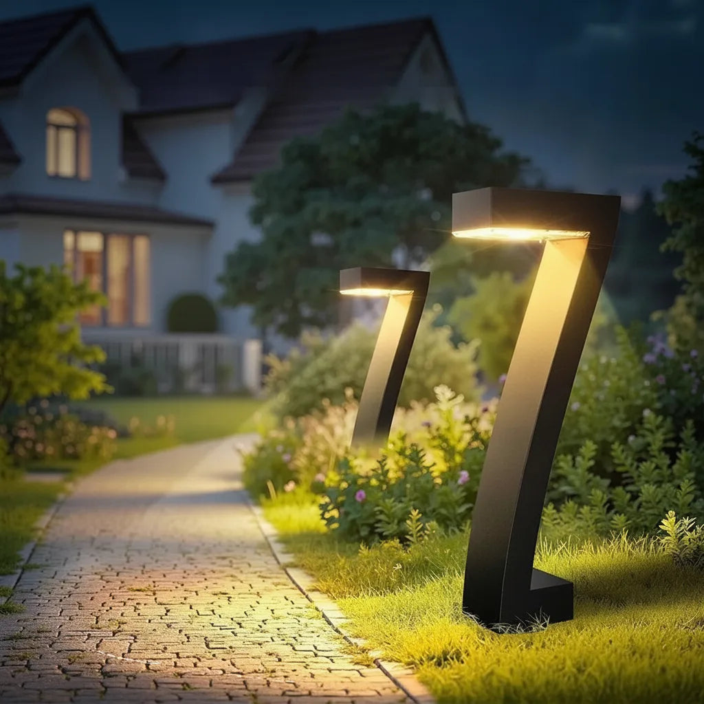 Solarleuchte mit 7-Form-Design und IP65-Schutz -    Zorenza