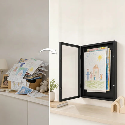 Bilderrahmen für Kinderkunstwerke – wechselbare Vorderseite -    Zorenza