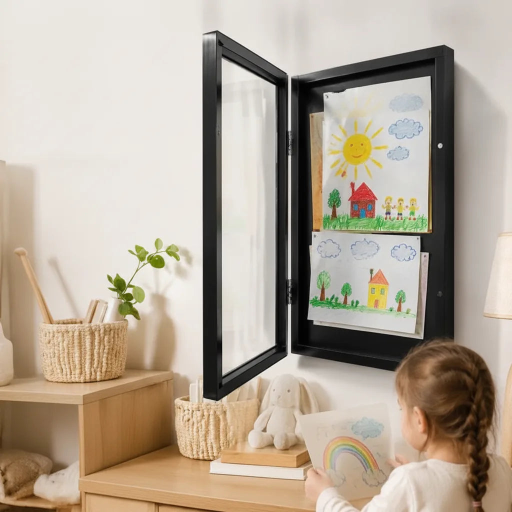 Bilderrahmen für Kinderkunstwerke – wechselbare Vorderseite -    Zorenza