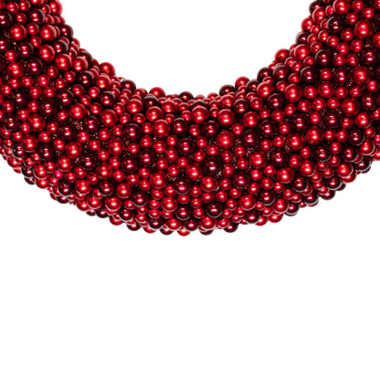 Sparkling Berry Christmas Wreath in Two Tone Red 20 Inch