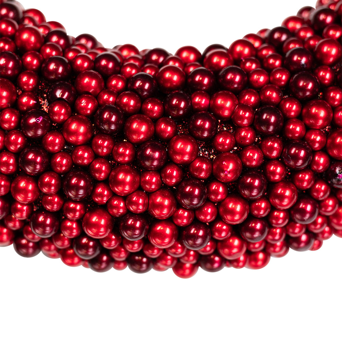 Sparkling Berry Christmas Wreath in Two Tone Red 20 Inch