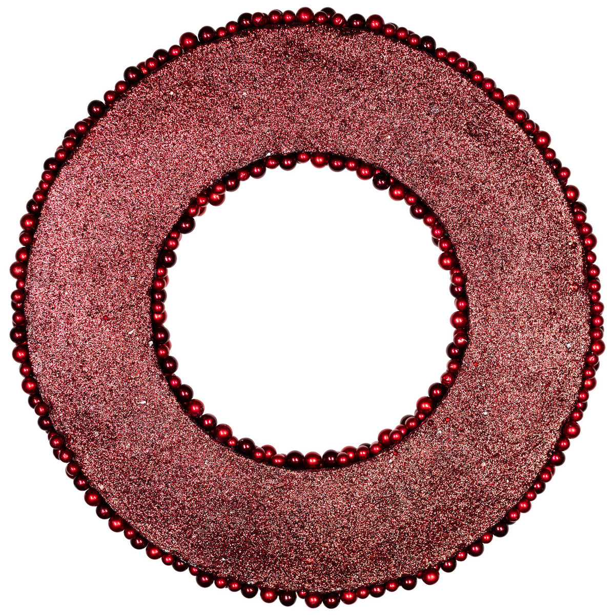 Sparkling Berry Christmas Wreath in Two Tone Red 20 Inch