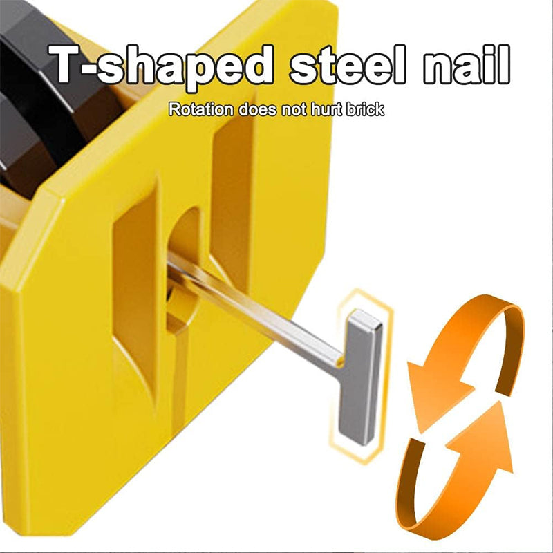 Tile Leveling Clips with Wedges and Removal Key for 8 to 12mm Tiles