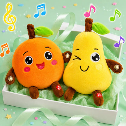 Interactive Plush Toy for Two Players with Laughter Trigger Mechanism