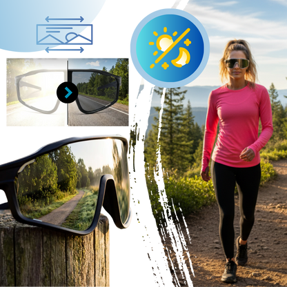 Outdoor Comfort Clarity Photochromic Glasses - Ozerty