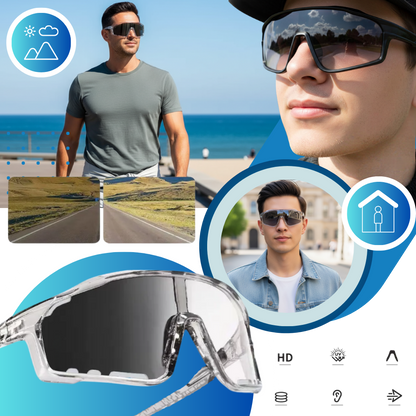 Outdoor Comfort Clarity Photochromic Glasses - Ozerty