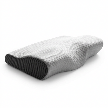 Memory Foam Pillow with Orthopedic Contoured Design and Slow Rebound Technology