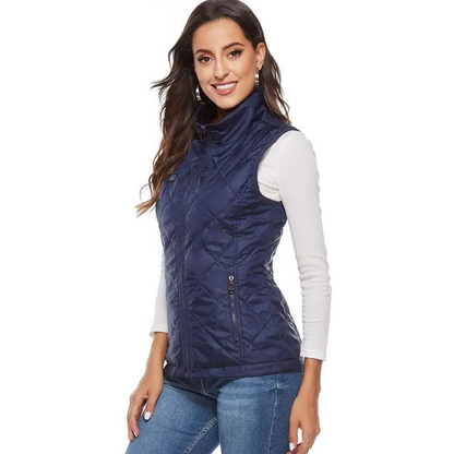Heated Gilet for Women with Nine Zones and Three Temperature Settings, 10 Hour Runtime