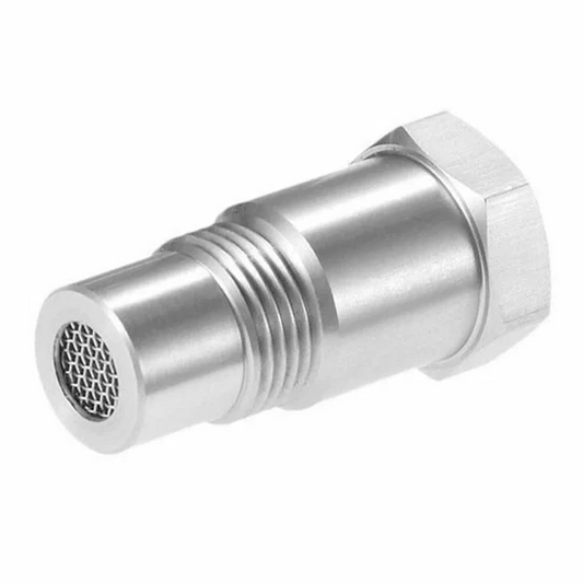 Oxygen Sensor Adapter with Internal Filter Element for M18 by 1.5 Thread