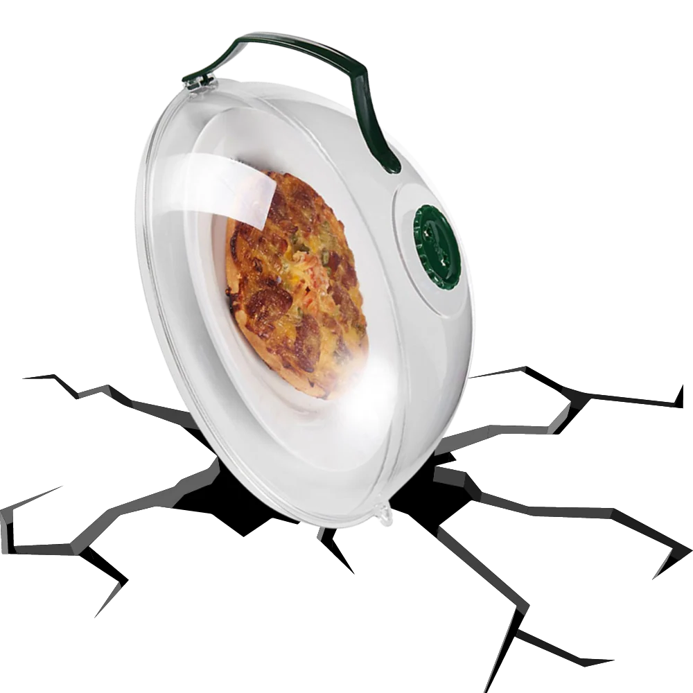 Anti Splash Microwave Food Cover with Steam Vent for Plates and Bowls