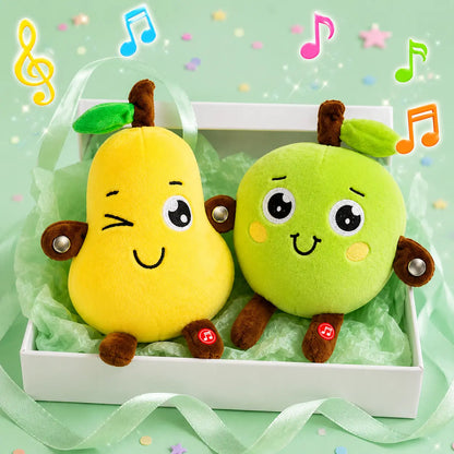 Interactive Plush Toy for Two Players with Laughter Trigger Mechanism
