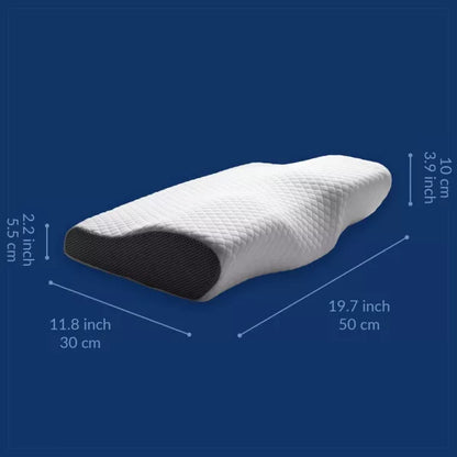 Memory Foam Pillow with Orthopedic Contoured Design and Slow Rebound Technology