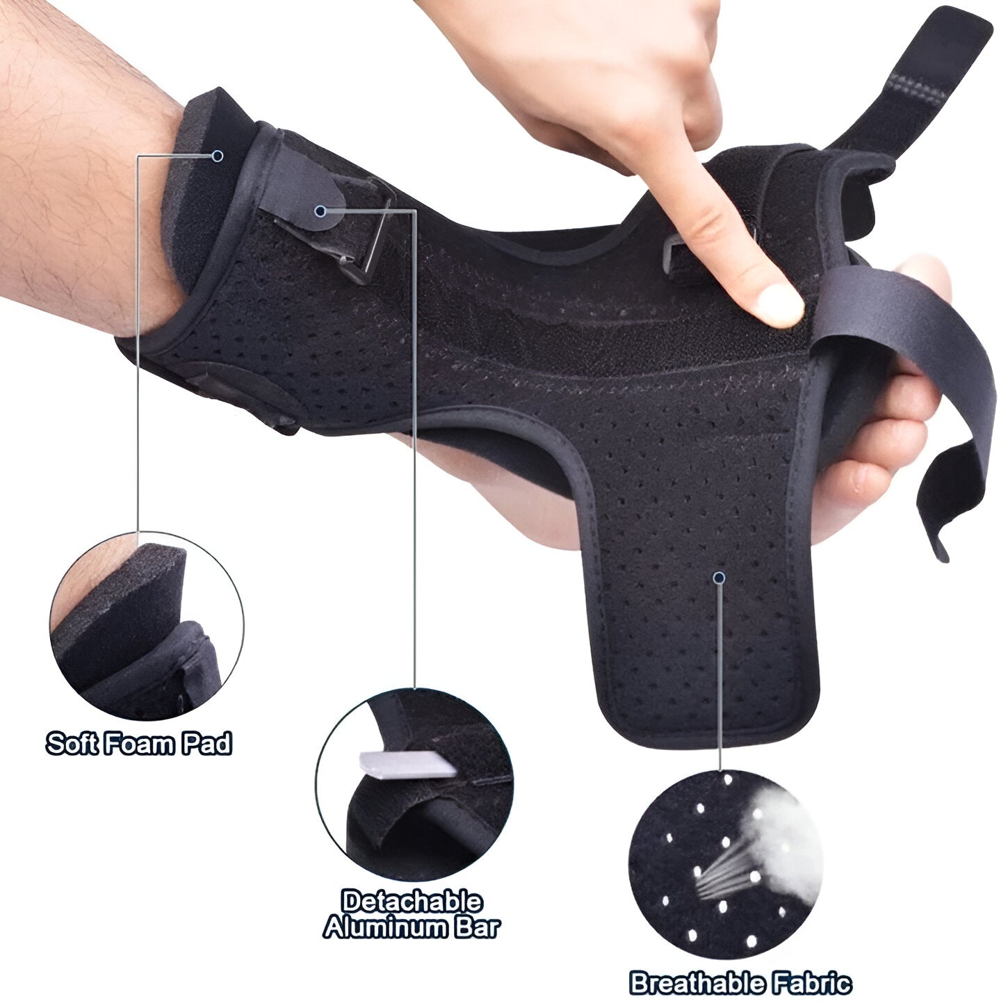 Night Splint for Plantar Fasciitis Support and Stretching