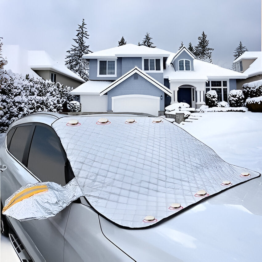 Winter Windshield Cover Magnetic for Snow and Frost Guard