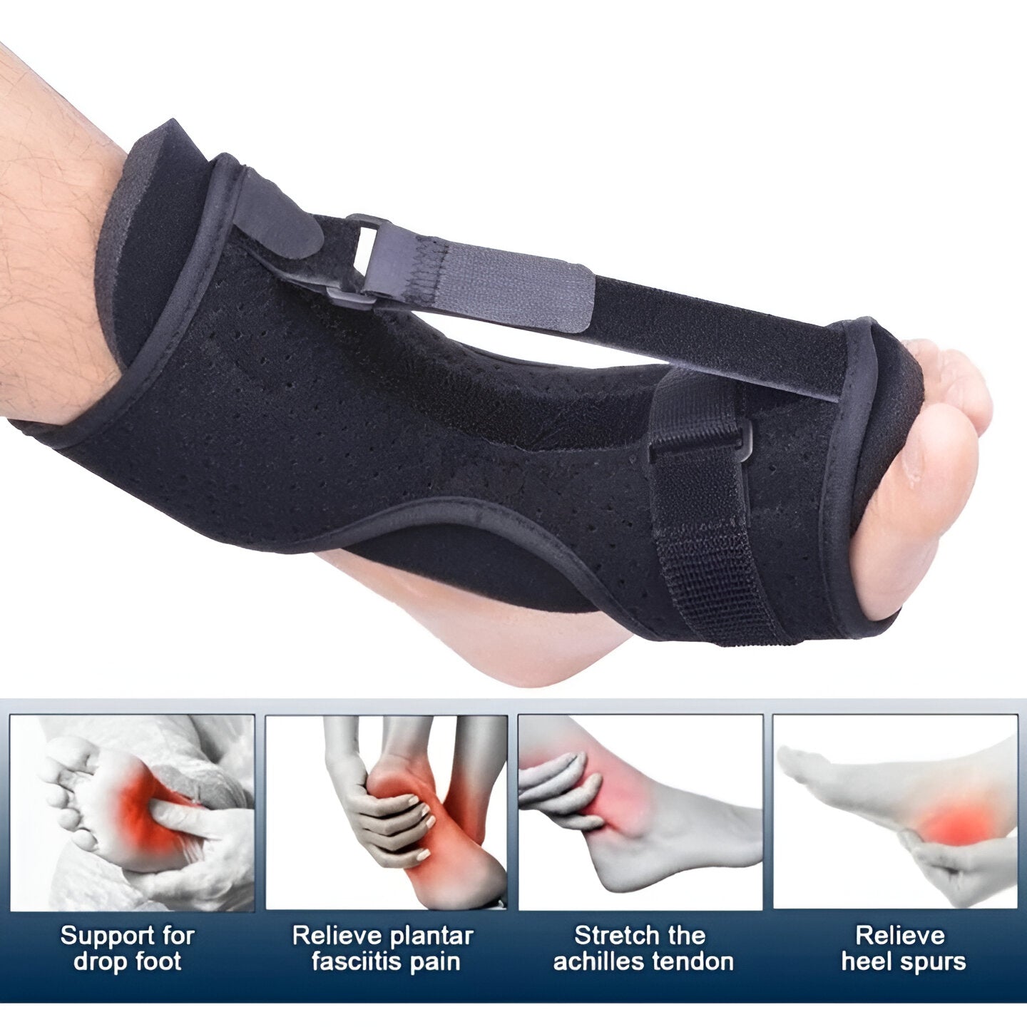 Night Splint for Plantar Fasciitis Support and Stretching