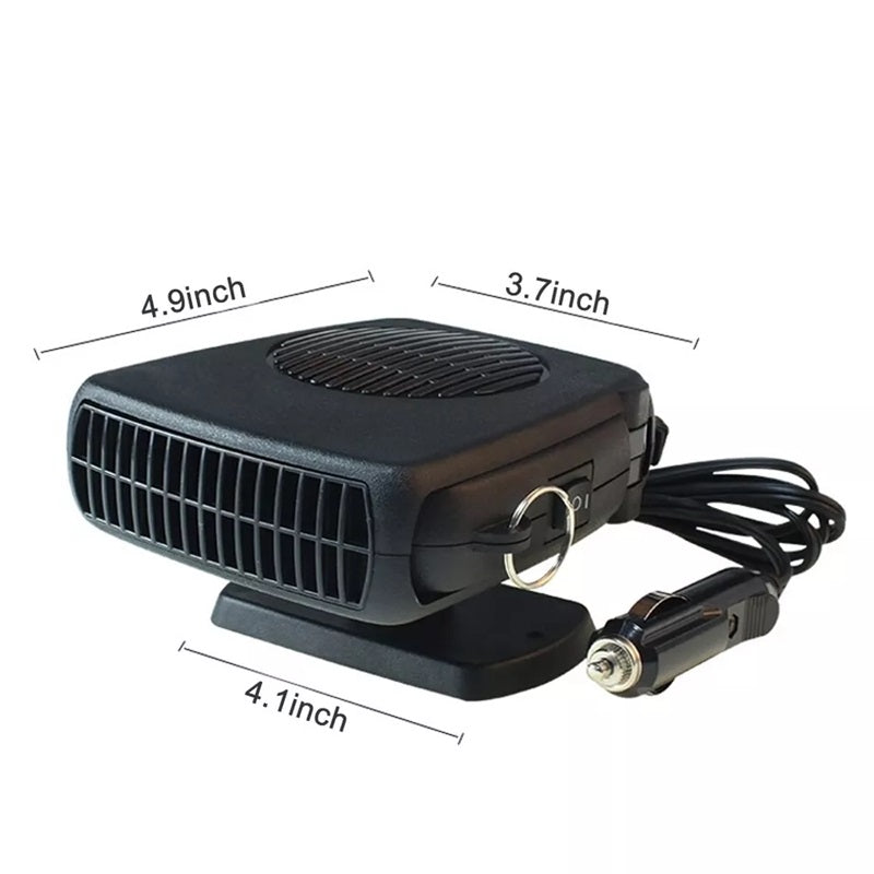 12V Portable Car Heater with 360° Rotatable Base