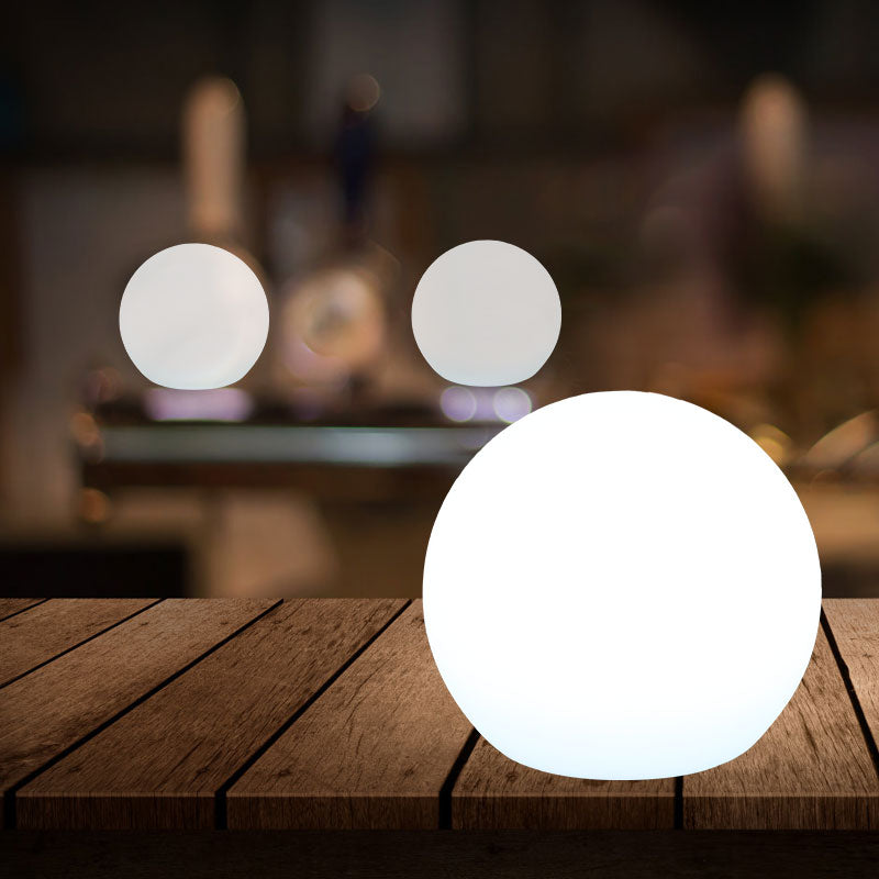 Color Changing LED Orb Lamp with Remote Control and IP65 Weather Rating