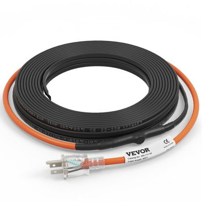 Self-Regulating Heat Cable for Pipe Freeze Protection in Cold Weather