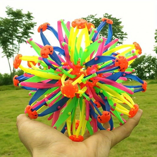 Expandable Breathing Sphere with Collapsible Lattice Design