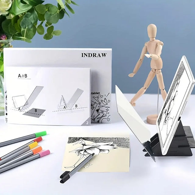 Portable Optical Tracing Board for Kids, Beginners and Artists with Sketch Projection Tool