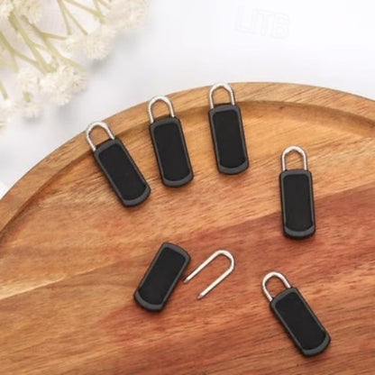 50 Pack Tool-Free Detachable Rubber Zipper Pull Replacements for Backpacks, Jackets and Luggage