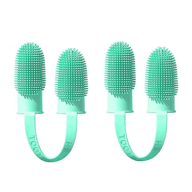 Silicone Finger Toothbrush Set for Dog and Cat Dental Care