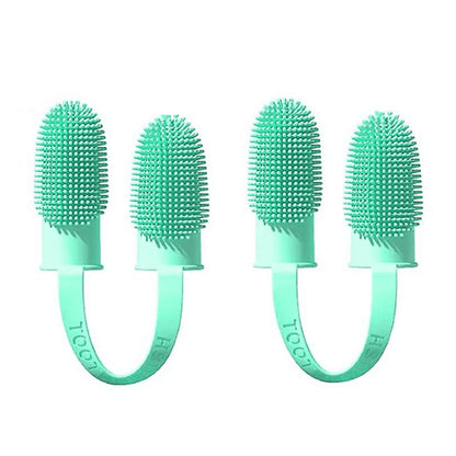 Silicone Finger Toothbrush Set for Dog and Cat Dental Care