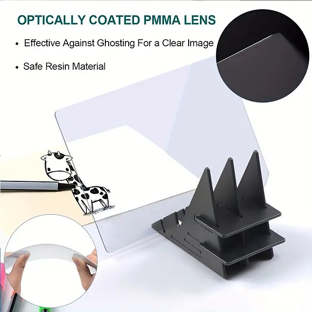 Portable Optical Tracing Board for Kids, Beginners and Artists with Sketch Projection Tool