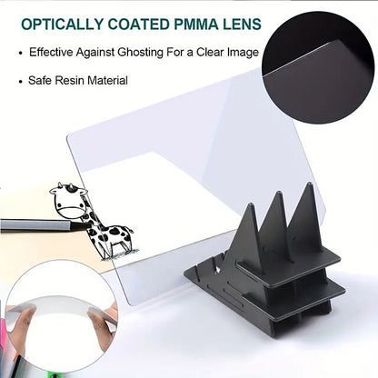 Portable Optical Tracing Board for Kids, Beginners and Artists with Sketch Projection Tool