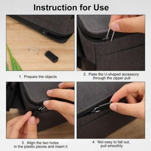 50 Pack Tool-Free Detachable Rubber Zipper Pull Replacements for Backpacks, Jackets and Luggage