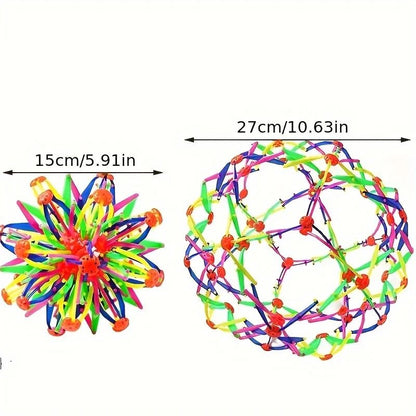 Expandable Sensory Breathing Sphere for Anxiety and Stress Management