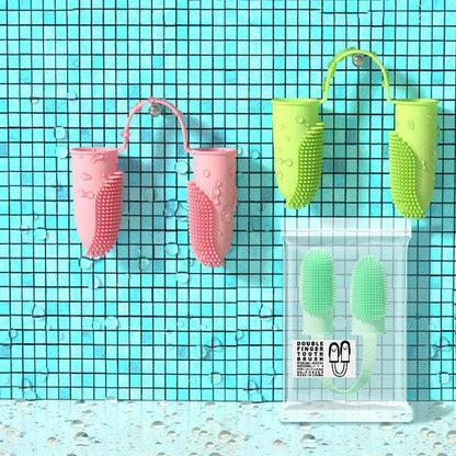 Silicone Finger Toothbrush Set for Dog and Cat Dental Care