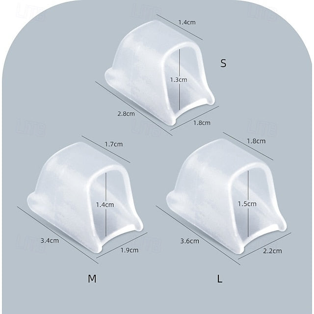 6 Pack Hammer Toe Corrector Splint with Toe Spacers for Bunions and Curled Toes in Men and Women