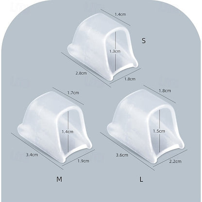 6 Pack Hammer Toe Corrector Splint with Toe Spacers for Bunions and Curled Toes in Men and Women