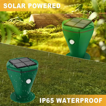 Ultrasonic Snake Deterrent Stake for Outdoor Gardens
