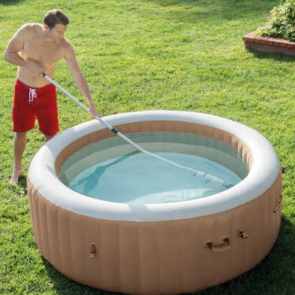 Cordless Handheld Pool Vacuum with Brush Attachments for Above Ground Pools