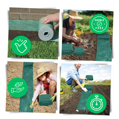 Quick Fix Green Grass Seed Mat - Ozerty