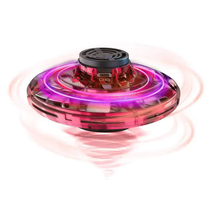 Hand Control Gyroscopic Hovering Spinner with LED Light Display and Rechargeable Battery
