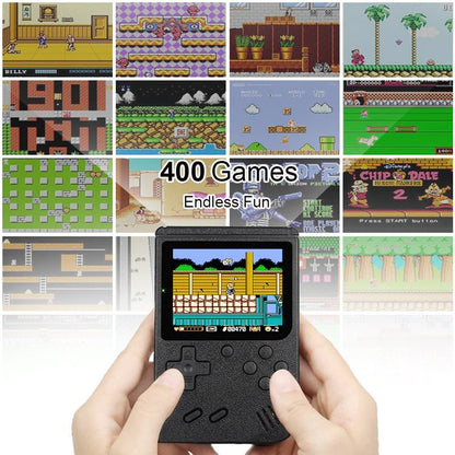 Handheld Retro Game Console with Built-In 400+ Classic Games