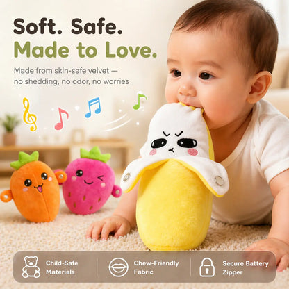 Interactive Plush Toy for Two Player Sensory Play