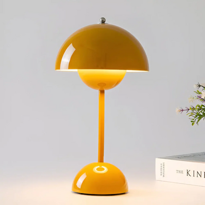 Scandinavian Table Lamp with Luminous Flair - NordicBeam-Orange-Nora Luxe