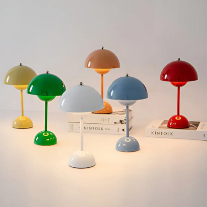 Scandinavian Table Lamp with Luminous Flair - NordicBeam-Pink-Nora Luxe
