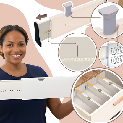 Sleek Tidiness Drawer Divider - Ozerty