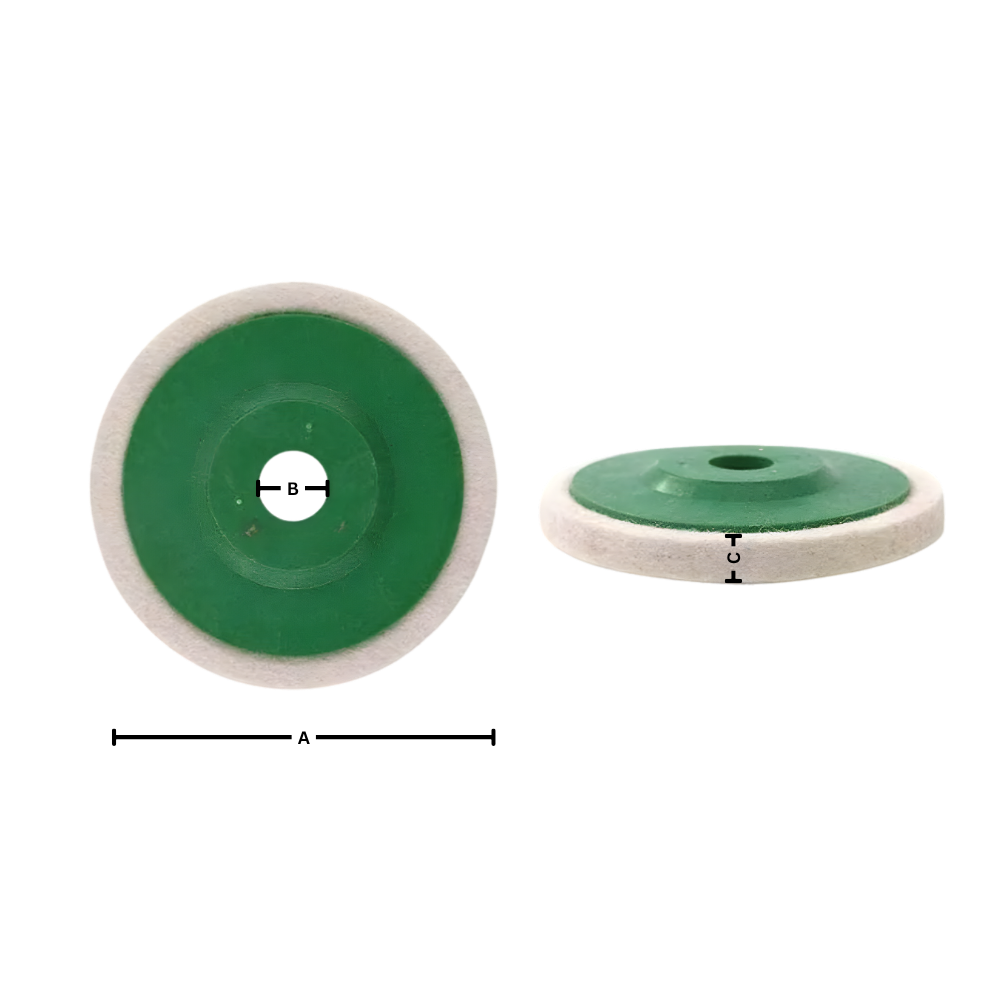 Smooth Flawless Shine Wool Polishing Wheel - Ozerty