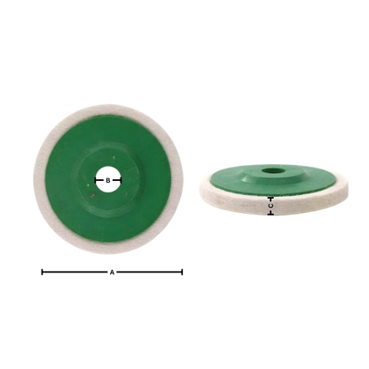 Smooth Flawless Shine Wool Polishing Wheel - Ozerty