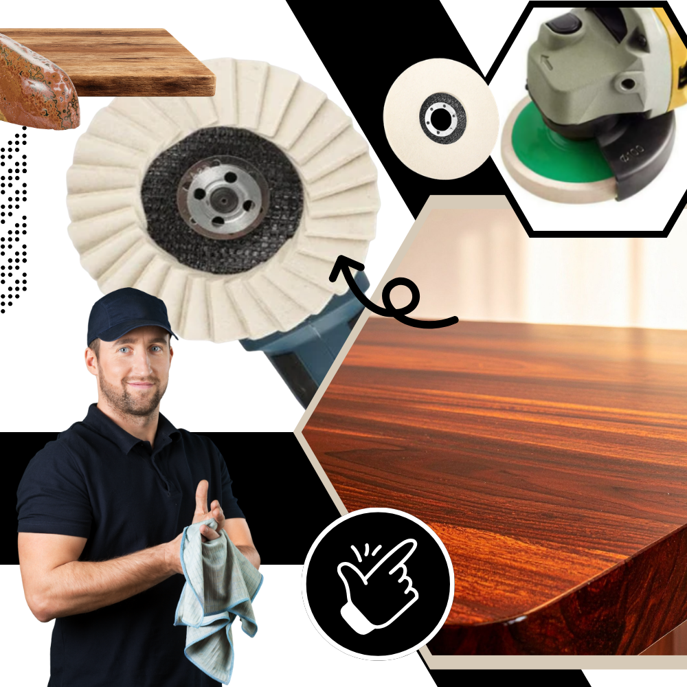 Smooth Flawless Shine Wool Polishing Wheel - Ozerty