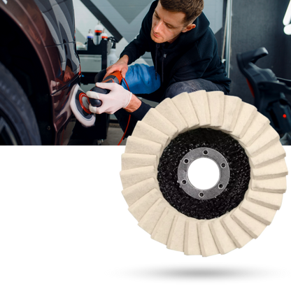 Smooth Flawless Shine Wool Polishing Wheel - Ozerty