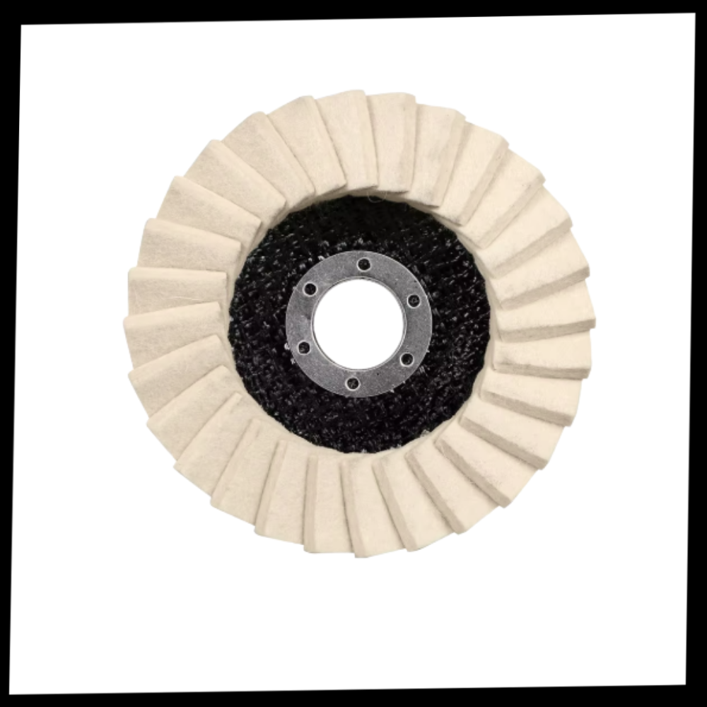 Smooth Flawless Shine Wool Polishing Wheel - Ozerty